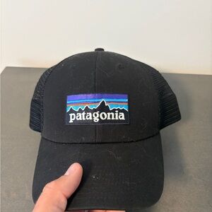 Patagonia Black Cap with Colorful Logo